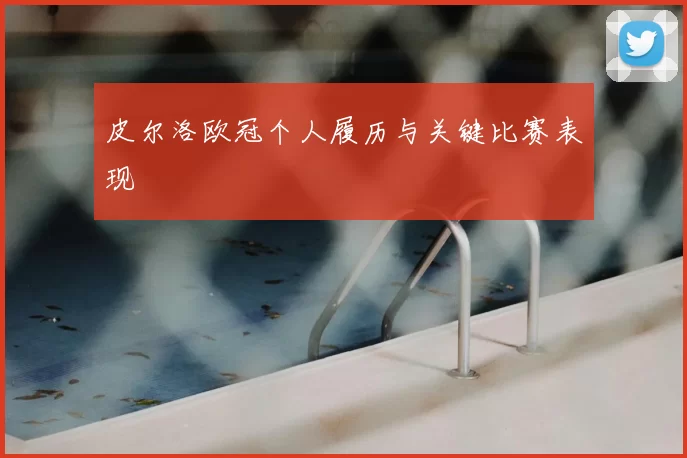 皮尔洛欧冠个人履历与关键比赛表现